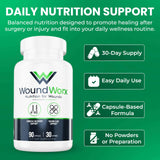 Free Life Labs WoundWorx con vitamina C y zinc para tejido saludable
