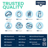 FREEDA Acidophilus refuerza la barrera intestinal y el bienestar general.