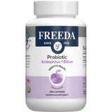 FREEDA Acidophilus cápsulas – 1 mil millones CFU para apoyo digestivo diario.