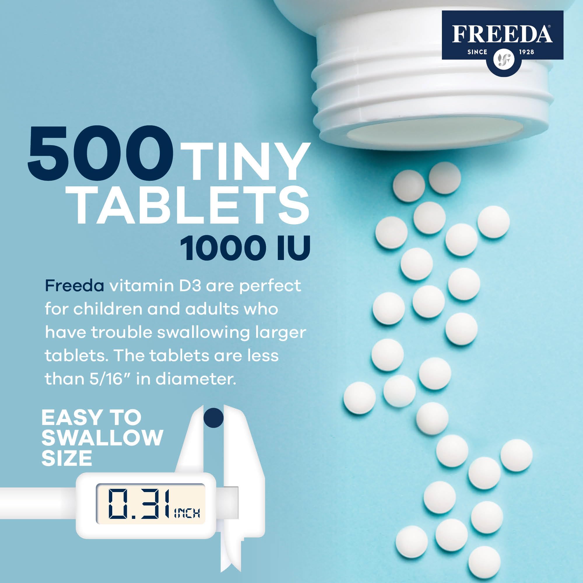 Freeda D3 para uso diario cómodo y práctico.