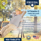 FREEDA Vitamina C en tableta de liberación lenta para uso diario