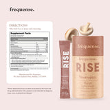 FREQUENSE Rise Mango Limonada, sorbo que favorece la concentración durante el trabajo.