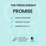 Fresh Knight tabletas revelado placa para adultos facilita revisión diaria