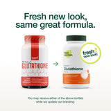 Fresh Nutrition glutatión cápsulas en caja para uso diario.