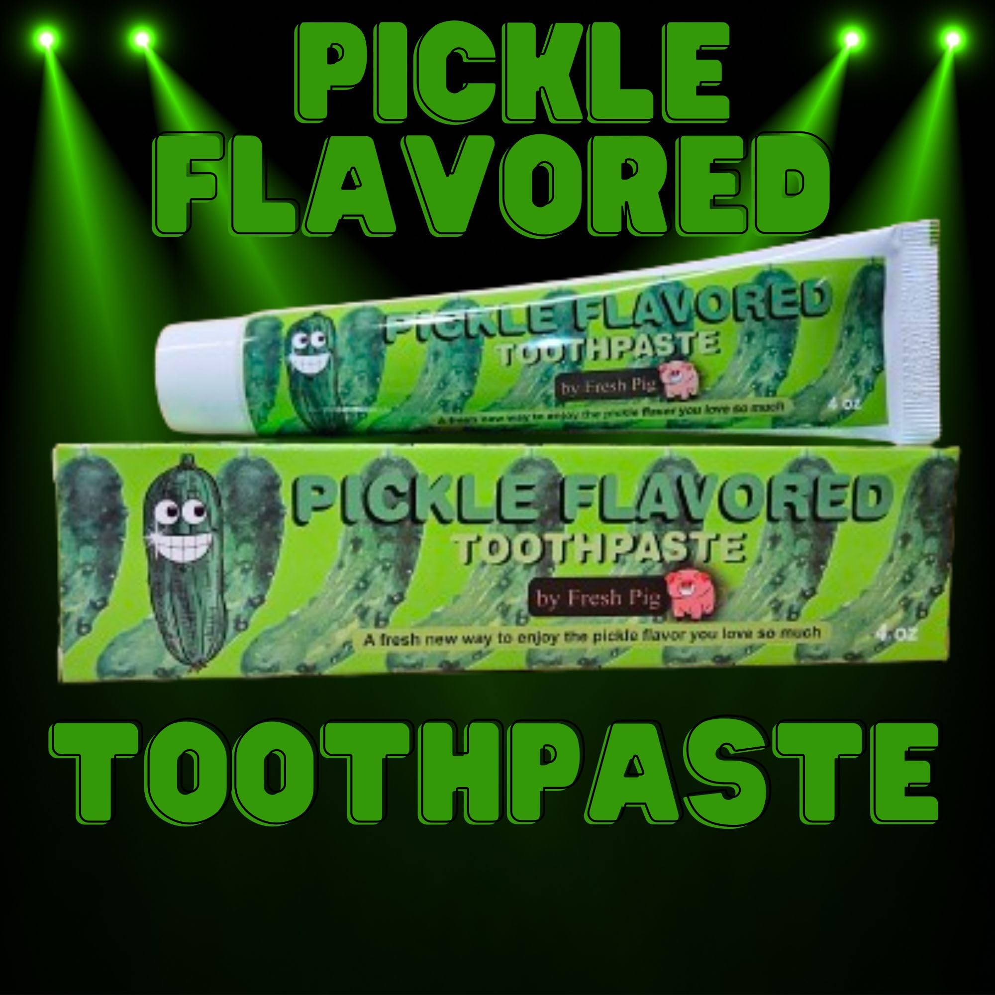 Fresh Pig regalo divertido dental, ideal para dentistas y fanáticos del pepino.