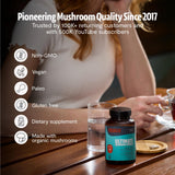Uso diario fácil con FreshCap Mushrooms para apoyo inmunitario