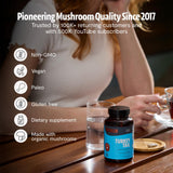 FreshCap Mushrooms cola-pavo uso diario fácil de incorporar.
