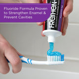 Freshen-Up MAX+ gel mentolado deja la boca limpia y fresca