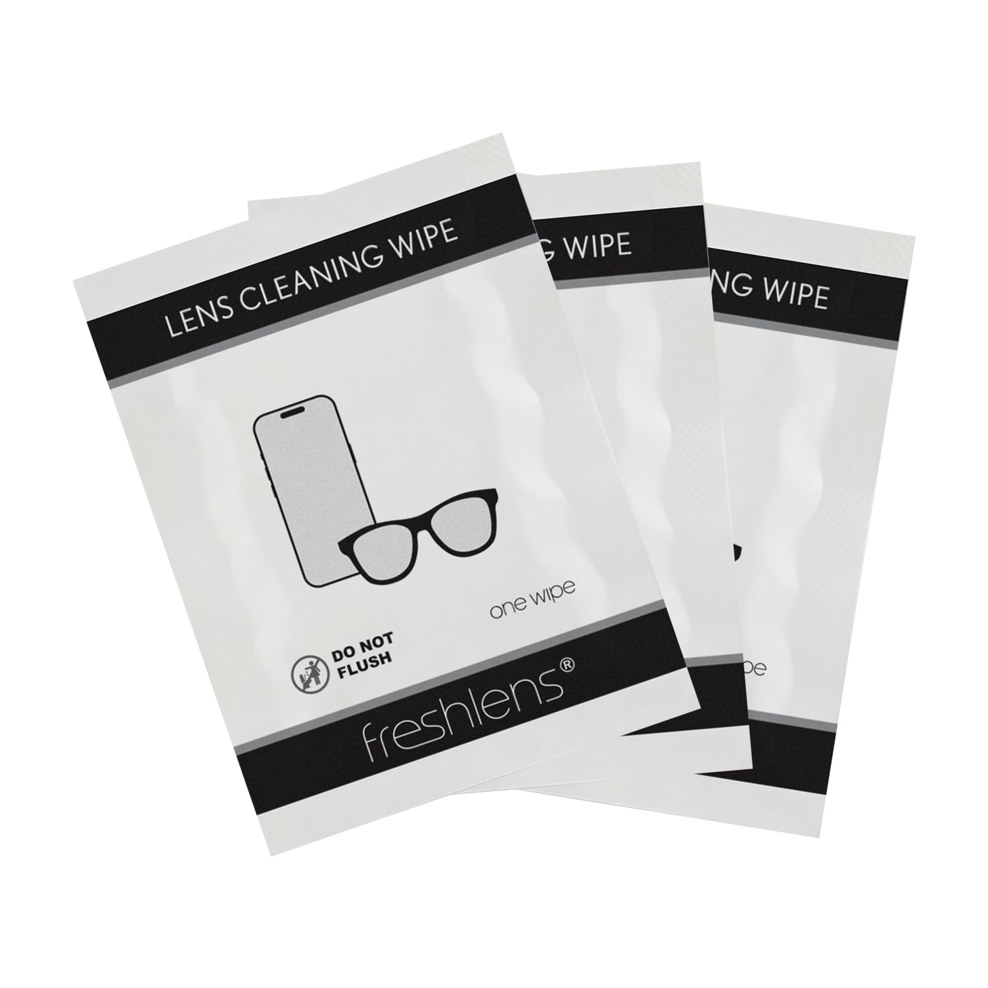 Freshends paquetes-individuos toallitas lentes, fáciles de llevar para uso diario.