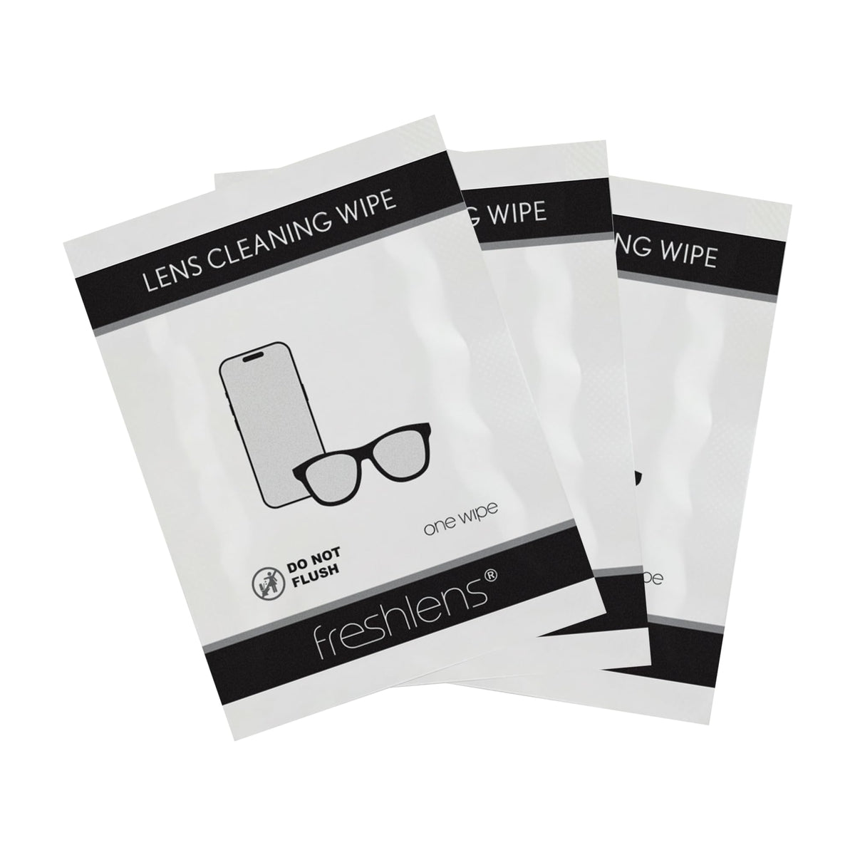 Freshends paquetes-individuos toallitas lentes, fáciles de llevar para uso diario.