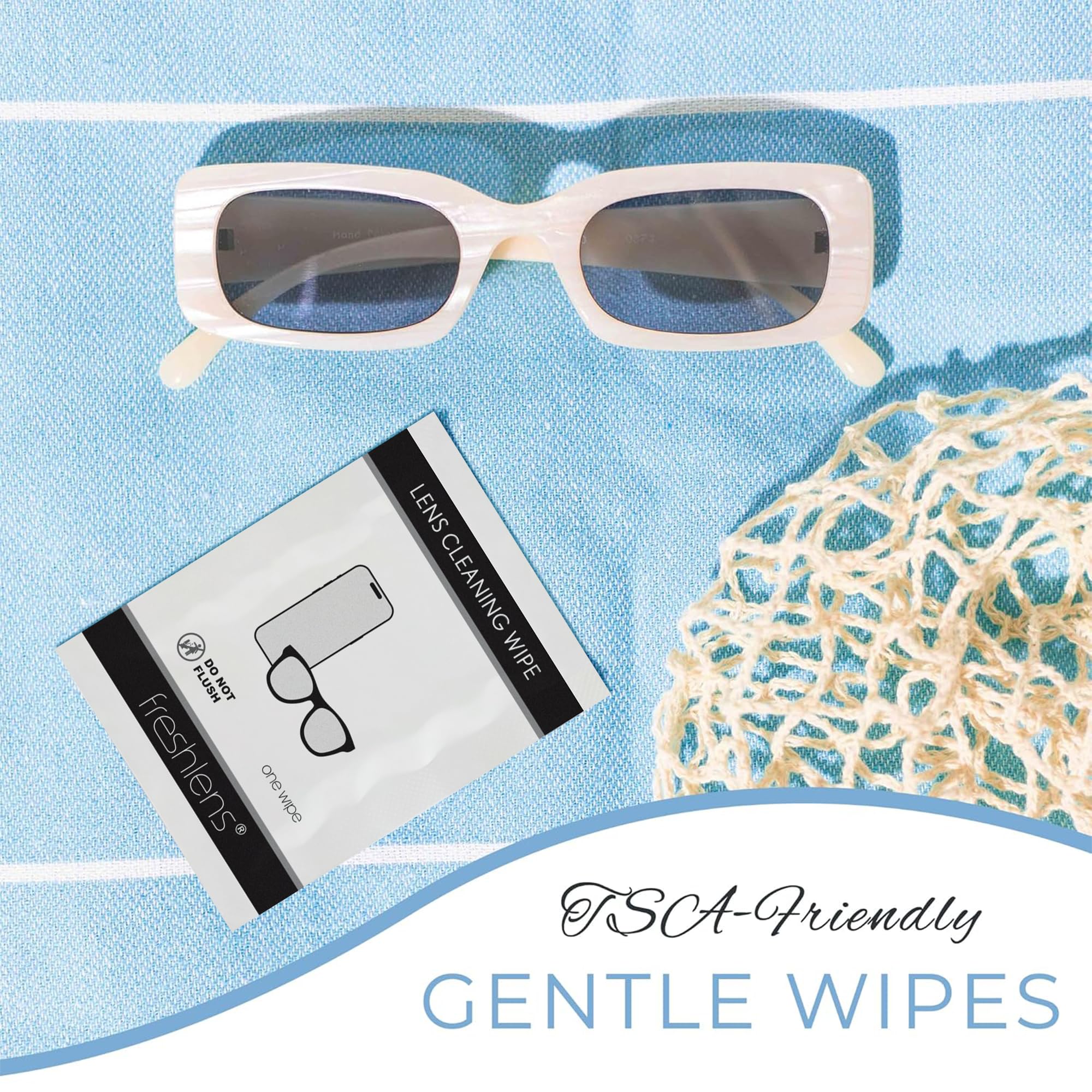 Freshends toallitas lentes no abrasivas, suaves y seguras para pantallas y gafas.