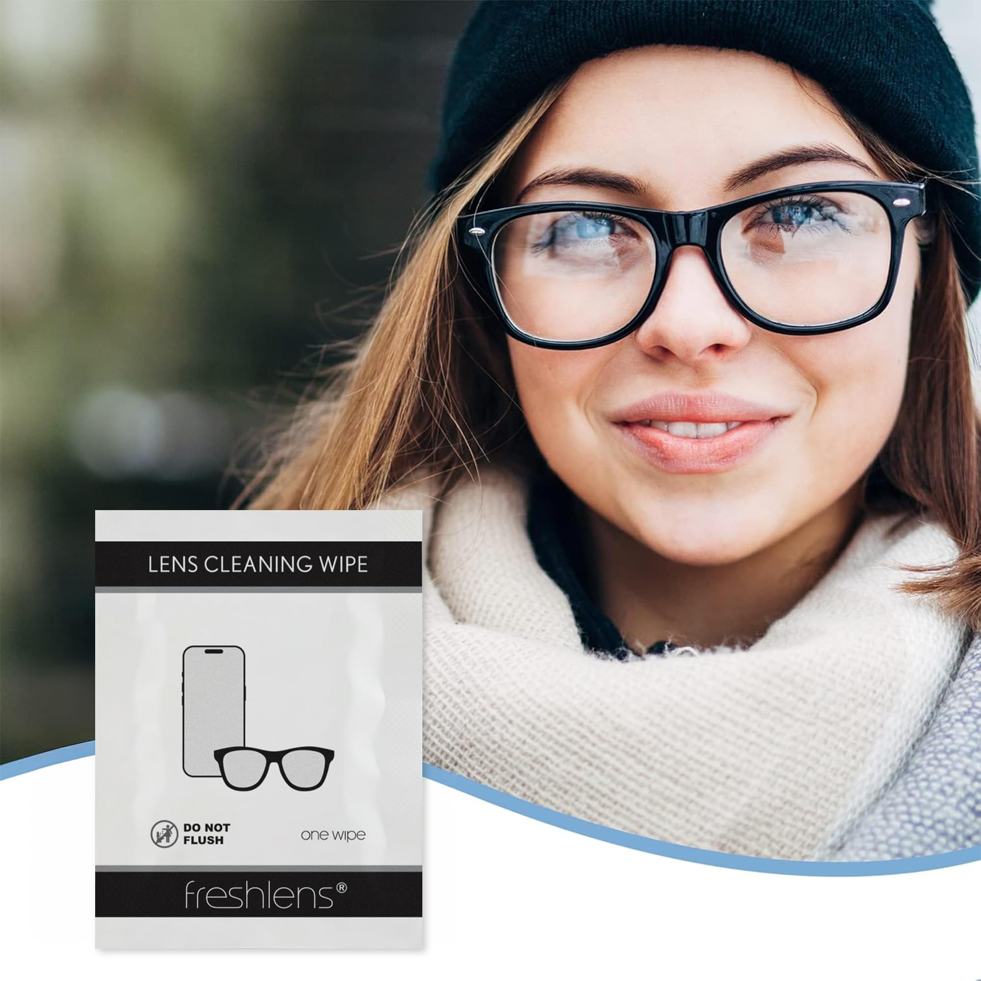Freshends toallitas lentes uso versátil para pantallas de móviles, tabletas y cámaras.