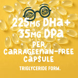Freshfield Omega-3 vegano, proceso libre de hexano, mayor pureza percibida.