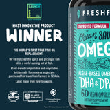 Freshfield Omega3 alga aceite: omega-3 vegano para uso diario.
