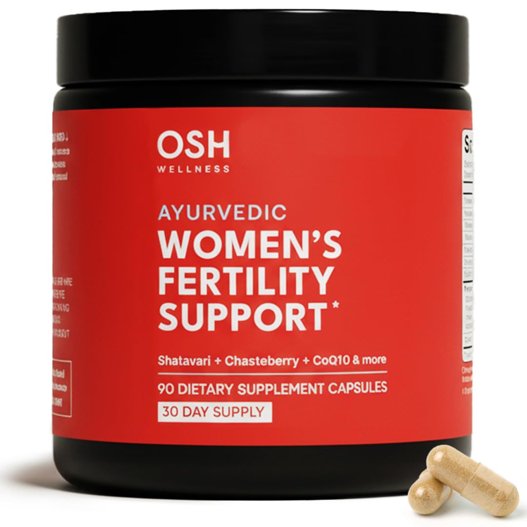 Freshly Moms cápsulas de fertilidad ayurveda para equilibrio hormonal