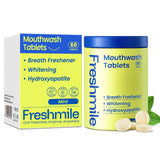 Freshmile tabletas dentales para viaje: frescura al instante.