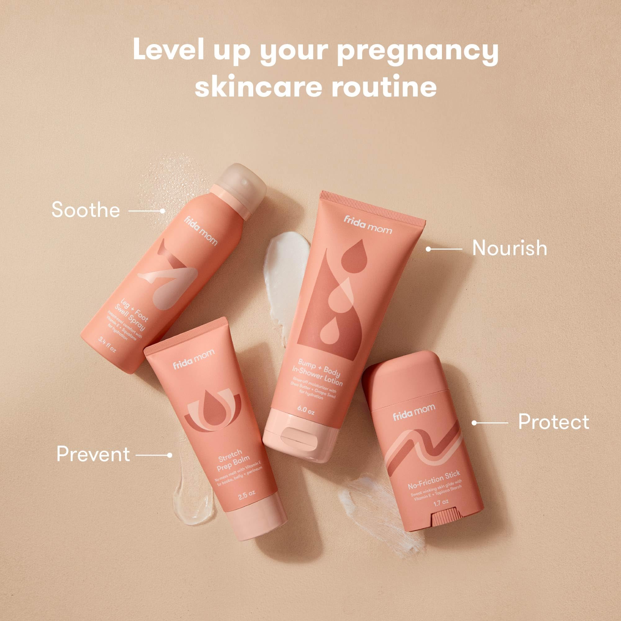 Frida Mom Dermatólogo probado para piel sensible durante el embarazo.
