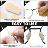 Frienda almohadillas nasales beige, color neutro para diversos diseños de gafas.