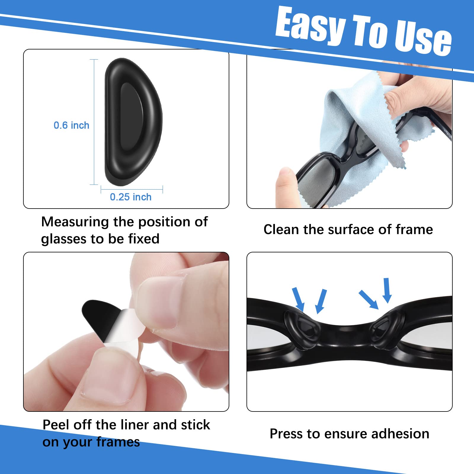Frienda silicona suave reduce presión en el puente nasal
