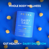 FRISKA Dairy Ease Digestivo para uso diario y confort intestinal.
