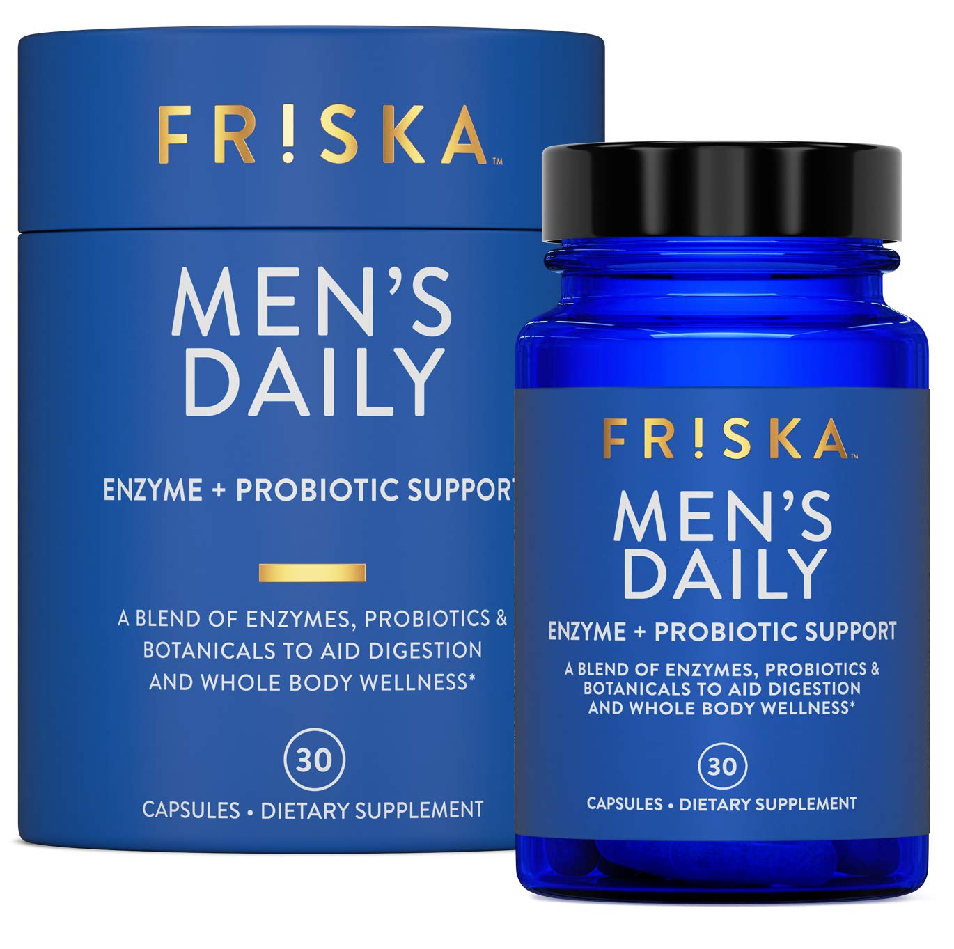 FR!SKA en botella con enzimas digestivas para apoyar la digestión diaria.