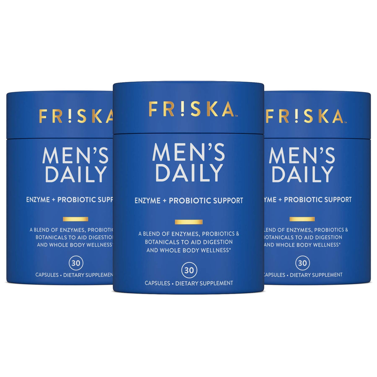 FR!SKA Diario para Hombres: botella digestiva para apoyar la digestión tras comidas pesadas.