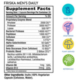 FR!SKA Diario para Hombres: uso diario junto a la comida para mejor absorción.