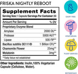 Friska Reinicio Nocturno fomenta equilibrio intestinal gracias al probiótico DE111