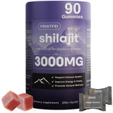 Fristfei Shilajit Gummies en frasco, ideal para consumo diario.