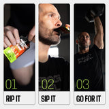 Beta alanina y electrolitos de Frog Fuel para mantener hidratación durante entrenamientos intensos.