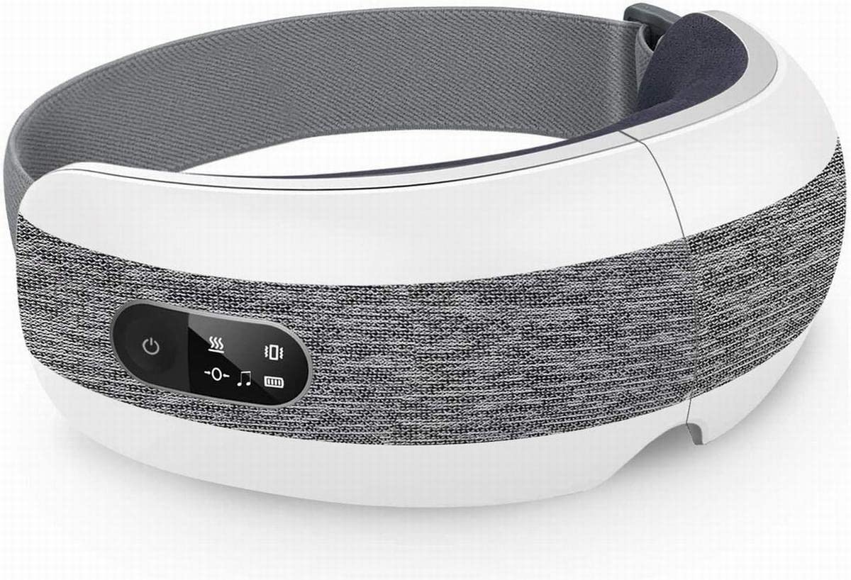 Fronnor masajeador ocular con calor frente agradable para ojos cansados.