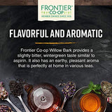 Frontier Co-op aroma terroso de corteza de sauce blanco en mezclas aromáticas.