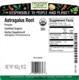 Polvo de Astrágalo orgánico para mezclar en tés y batidos.