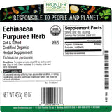 Frontier Co-op Echinacea Purpurea, bolsa-1-libra, lista para tés y mezclas.