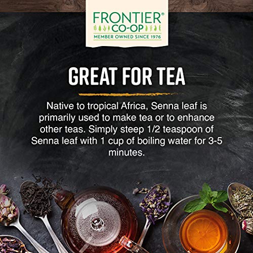Frontier Co-op Envase a granel reciclable de senna, reduce residuos plásticos.