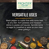 Frontier Co-op Pimienta Negra Orgánica, Aroma Intenso, Primer Plano