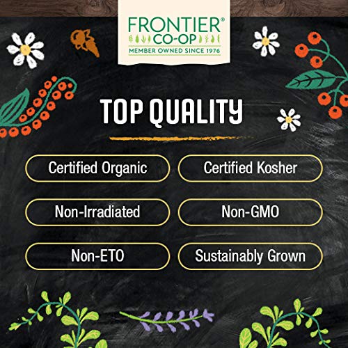 Ortiga orgánica Frontier Co-op para cuidado de piel y champú nutritivo.