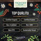 Ortiga orgánica Frontier Co-op para cuidado de piel y champú nutritivo.