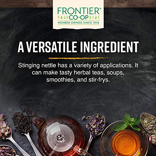 Ortiga orgánica Frontier Co-op para sopas y guisos con sabor profundo.
