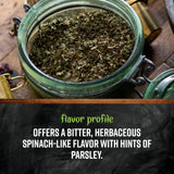 Ortiga Frontier Co-op, ideal para salteados rápidos, nota herbácea.
