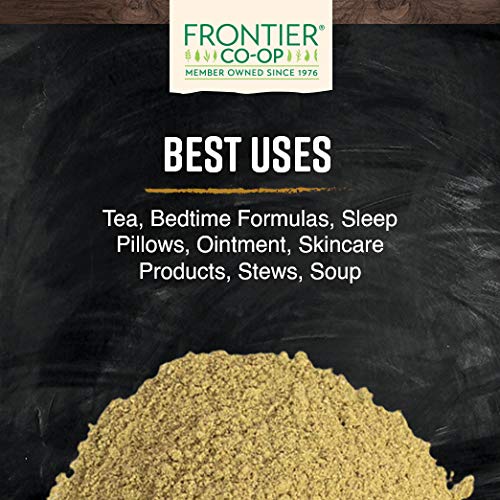 Frontier Co-op envase de vidrio sellado mantiene el polvo fresco para almacenamiento.