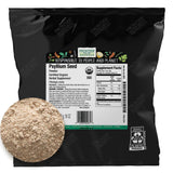 Polvo psyllium Frontier Co-op en envase granel listo para mezclar