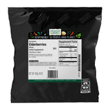 Bayas de saúco Frontier Co-op secas, listas para té y tés aromáticos.