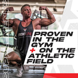 FRONTLINE FORMULATIONS Creatine Chaos, polvo: textura fina que se disuelve sin grumos.