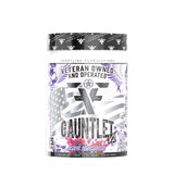 Gauntlet de FRONTLINE FORMULATIONS en lata, listo para entrenamientos intensos y explosivos.