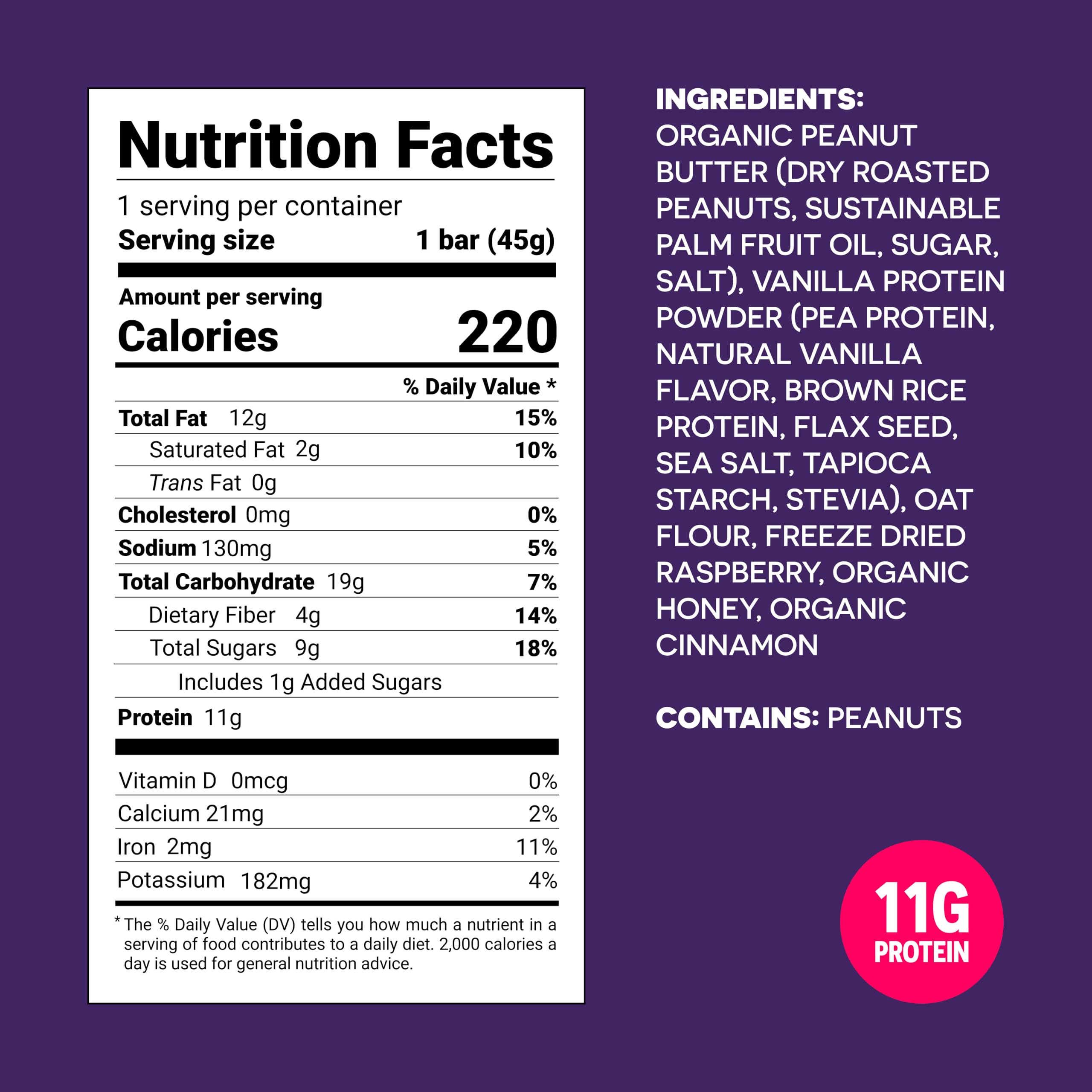 FRO PRO: sabor maní con jalea, ideal para impulso.