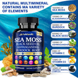 Cápsulas Fubienfit de ashwagandha para enfoque y equilibrio potencial.