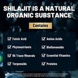 Fubienfit Shilajit Capsulas: absorción mejorada con ácido fúlvico.