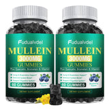 Gominolas Fudualvdel Verbascum con hoja de Verbascum para respiración más cómoda.