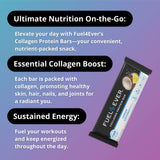 Fuel 4 Ever barra, 15 g de proteína por porción para apoyo a la recuperación muscular